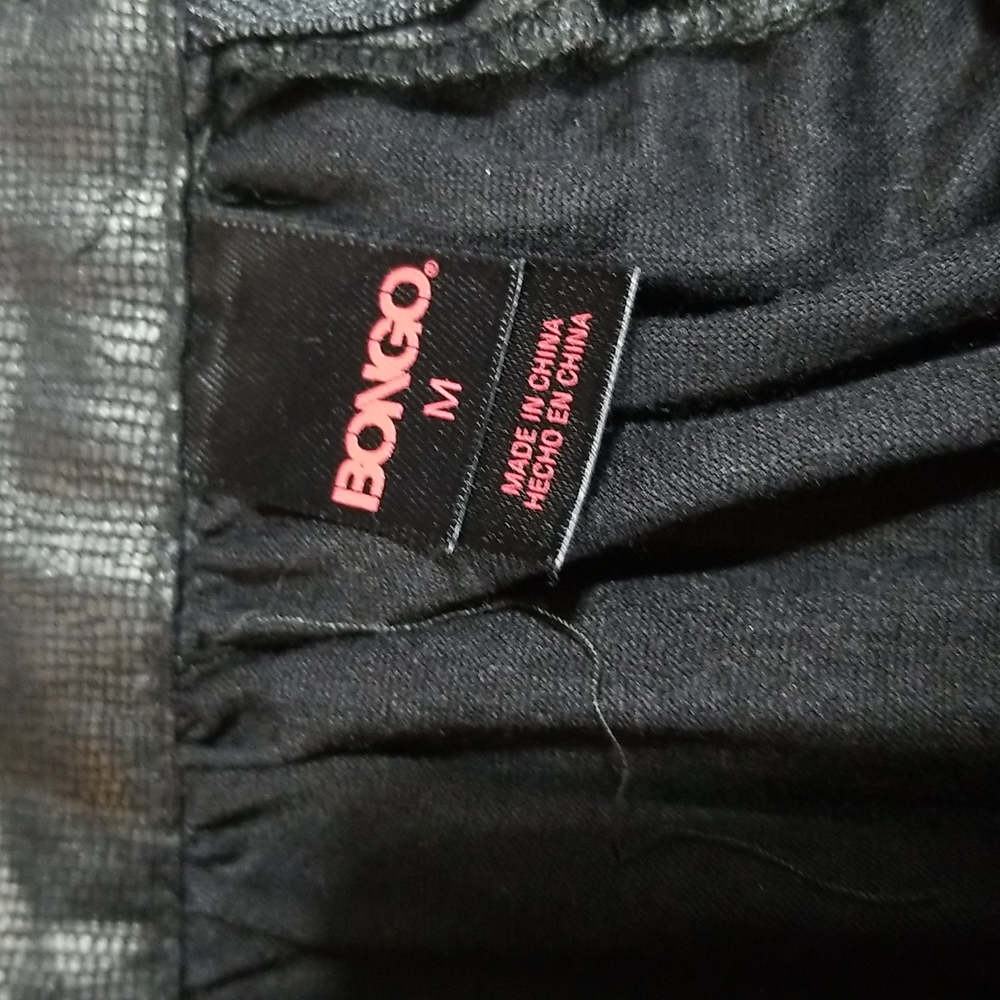 Bongo Black Polyester Rayon Pleated Mini Skirt - image 2